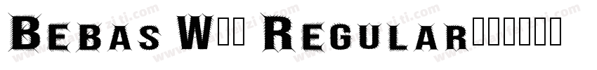 Bebas W00 Regular字体转换